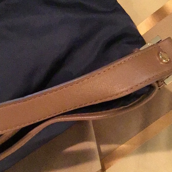 Tory Burch Tote Hobo Stacked Nylon Navy Bag - Picture 13 of 13